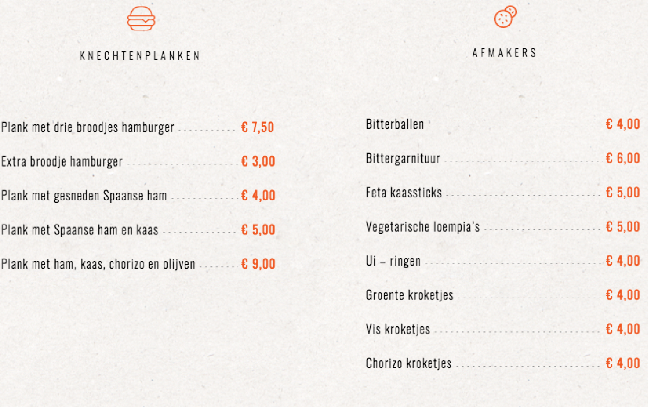 Menukaart De Vlaamse Hoogmis, Zwolle Eet.nu